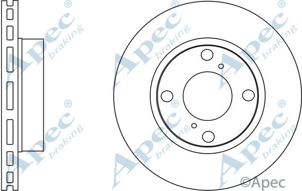 APEC BRAKING Тормозной диск DSK2781